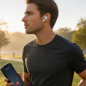 Blavec Bluetooth TWS Kõrvaklapid BW-05 Flow (BW05F-W) valge