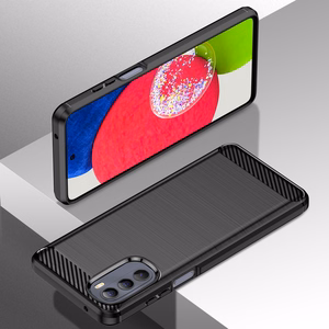 Carbon Case flexible cover for Motorola Moto G Stylus 2022 black