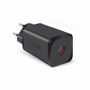 SBS TETRGAN1C65W 65W GaN Power Delivery Laadija - must