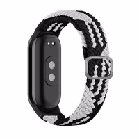 Beline Rihm Mi Band 9/8 Textile must/valge
