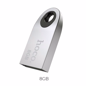 Pendrive 8GB USB 2.0 (USB A) Hoco mini UD9 hõbedane