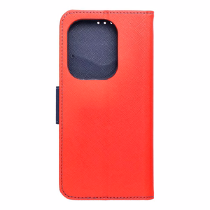FANCY Kaaned Ümbris jaoks XIAOMI Redmi Note 13 Pro 4G punane / tumesinine