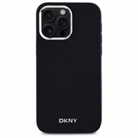 DKNY Plain Logo MagSafe iPhone 14 Pro Max Ümbris - Must
