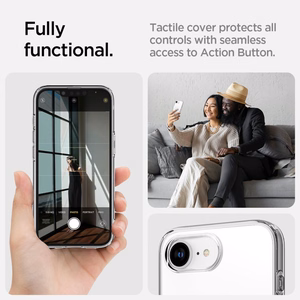Spigen Liquid Crystal Mag MagSafe iPhone 16e Ümbris - Clear