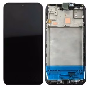 LCD экран Samsung M156 M15 5G с сенсорным экраном и рамкой черный оригинал (сервисная упаковка)
