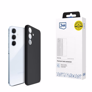 3mk Silicone Ümbris jaoks Samsung Galaxy A55 5G - must