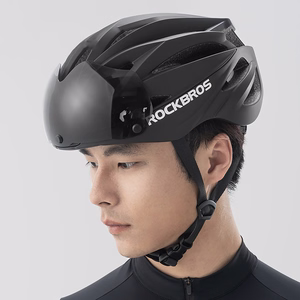Rockbros jalgrattakiiver visiiri ja eemaldatavate UV-kaitseprillidega, unisex - must/pruun