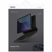 Uniq Venno Pro Magnetic Smart Ümbris with Keyboard jaoks iPad Air 13" 2024 / 2025 / iPad Pro 13" 2024 - Must