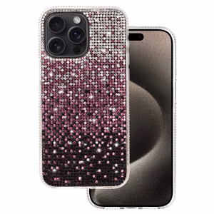 Tel Protect Diamond Ümbris jaoks Iphone 13 Pro Max burgundia
