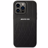 AMG AMHMP14XOSDBK iPhone 14 Pro Max 6.7" must/must hardcase Leather Curved Lines MagSafe