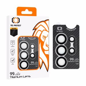 Tempered glass Tel Protect Titanium Lens 99% AR Aramid Series on camera jaoks Samsung Galaxy S25 Ultra (lens 5 pcs)