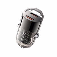 YESIDO CAR LAADIJA Y69 PD 30W 2XUSB-C must