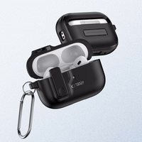 Tech-Protect Slim Hook Ümbris with Carabiner jaoks Apple AirPods Pro 1 / 2 - must