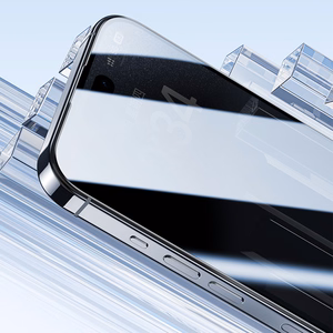Benks Karastatud klaas Ultra Shield Privacy (FK66) jaoks Iphone 16 Pro Max must (Thin Edge)