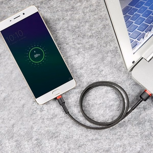Baseus Cafule Micro USB kaabel 2A, 3 m, must/punane