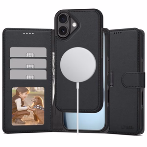 Tech-Protect Wallet MagSafe Ümbris jaoks iPhone 17 - Matt Must