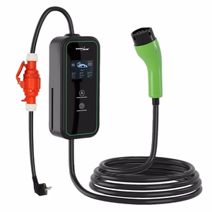 GreenBlue kaasaskantav EV/PHEV-laadija, Type 2, kaabli pikkus 6,8 m, IP65, 11 kW, 220–380 V AC, 50/60 Hz, 16 A, 3-faasiline, GB1100