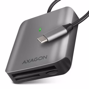 USB-C mälukaardilugeja 3 pesaga SD MicroSD CF CRE-S3C Axagon