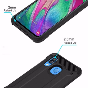 ARMOR Ümbris jaoks SAMSUNG A40 must