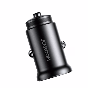 Joyroom JR-CCN06 30W 2x USB-C Metal Mini Car Laadija - must
