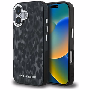 Karl Lagerfeld IML Leopard Pattern MagSafe Ümbris jaoks iPhone 16 - must