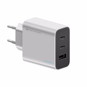 Cuktech 65W GaN 2xUSB-C 1xUSB-A Wall Laadija - Hall