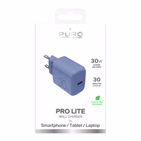 Puro Pro Lite 30W USB-C Wall Laadija - Sinine