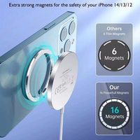 Wireless laadija Choetech T518-F MagSafe 15W valge