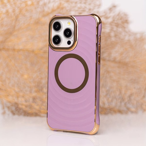 Circle Glam Mag case for iPhone 14 Pro 6,1" purple