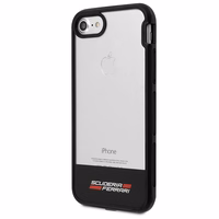 Ferrari Racing Shield Ümbris jaoks iPhone 7 / 8 / SE 2020 / SE 2022 - Semi-läbipaistev