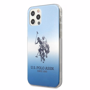 US Polo USHCP12MPCDGBL Gradient Collection ümbris seadmele iPhone 12 / 12 Pro 6.1", sinine