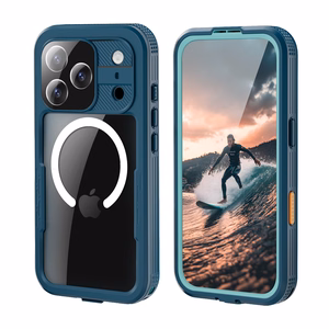 Crong Seal Cover IP68 veekindel ümbris seadmele iPhone 17 Pro, meresinine