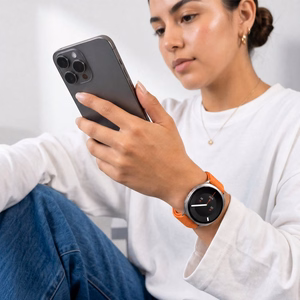Tech-Protect Nylon Clasp rihm mudelile Samsung Galaxy Watch 40/44/46 mm – oranž