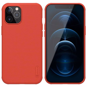 Nillkin Super Frosted Shield Pro ümbris seadmele Apple iPhone 12 Pro Max, punane