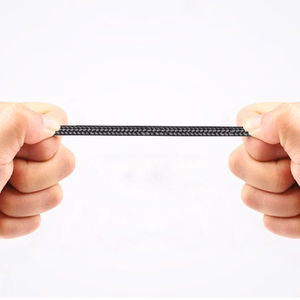 USB Cable Wozinsky "WUC-L2B" Black "Lightning" 200cm