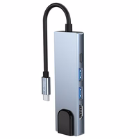 HUB Tech-Protect V3 5in1 USB-C - USB-A 3.0 / USB-A 2.0 / USB-C / HDMI / RJ45 - hall