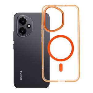 Ümbris Honor 400 Frame Clear Hybrid Mag Cover, ühilduv MagSafe-ga, hermes oranž