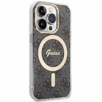 Guess IML 4G MagSafe ümbris jaoks iPhone 15 Pro - must