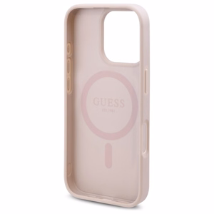 Guess GUHMP16XP4ROPEMCP iPhone 16 Pro Max 6.9" roosa/roosa hardcase 4G Flowers Print MagSafe