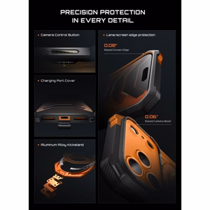 Supcase UB Grip Mag MagSafe ümbris iPhone 18 Pro / 17 Pro – oranž