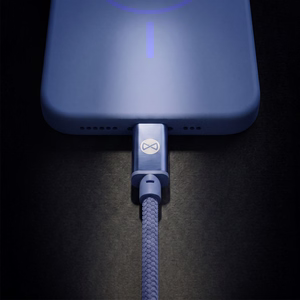 Forever Vibe kaabel USB-C - USB-C 1,0 m 60W taevasinine