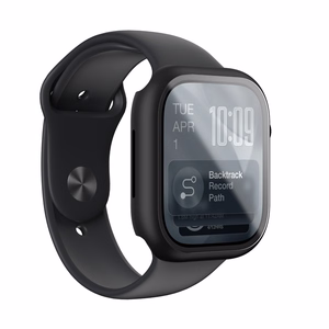 AmazingThing Radix Klaas Ekraanikaitse koos Ümbris jaoks Apple Kell Seeria 11 42mm - must