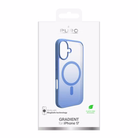 Puro Gradient TPU Ümbris Compatible with MagSafe jaoks iPhone 17 - Sinine