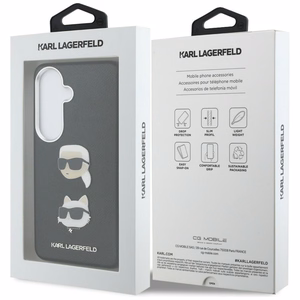 Karl Lagerfeld ümbris Saffiano Double Heads Metal Samsung Galaxy S26 Plus must