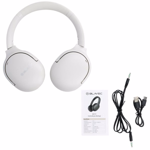 Blavec Over-ear Bluetooth Kõrvaklapid BO-12 Bass Master ANC (BO12-W) valge
