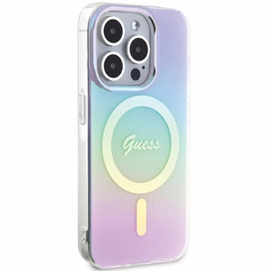Guess GUHMP15XHITSU iPhone 15 Pro Max 6.7" lilla/lilla hardcase IML Iridescent MagSafe