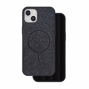 Glitter Thin Mag ümbris jaoks iPhone 13 6,1" must