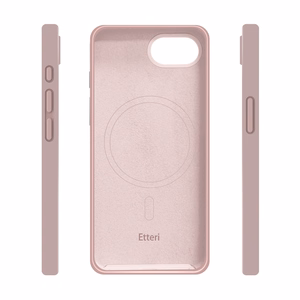 Etteri Silikoon Mag ümbris for iPhone 16e / 17e heleroosa