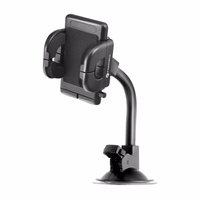 Car phone hoidja Forcell F-Grip Regular 17 cm windshield / dashboard / air vent must