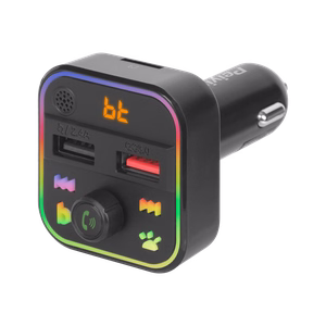 Bluetoothiga auto FM-saatja, 2 USB-porti